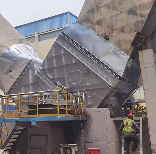 水泥廠高溫風機改造